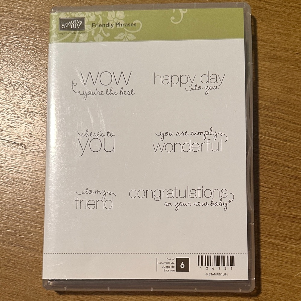 Stampin' Up! Friendly Phrases Stamp Set
